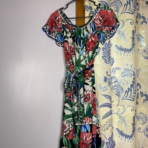 Beautiful Midi-Maxi Hawaiian Dress